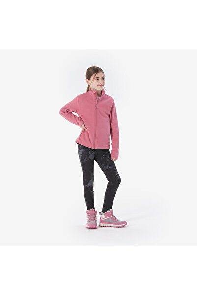 Decathlon Quechua Kids Outdoor Fleece - 7/15 Years - Pink - Mh100
