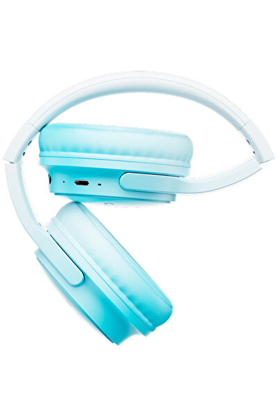 CANYON Stereo Wireless Headphones OnRiff 4, Bluetooth 5.3, 50 Hours Autonomy, Microphone (Blue)