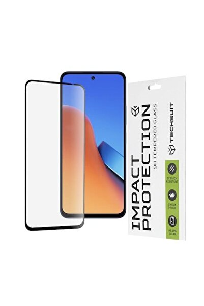 GERICOM Protector de ecran din sticlă securizată pentru Xiaomi Redmi 12 4G/5G, Gericom, rezistent la impact, ramă neagră