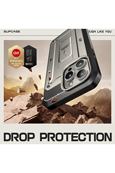 OEM Case for iPhone 15 Pro Max, Unicorn Beetle Pro, K180, Titan Gray