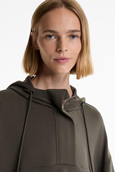 Oysho Soft-touch sweatshirt with modal and zip