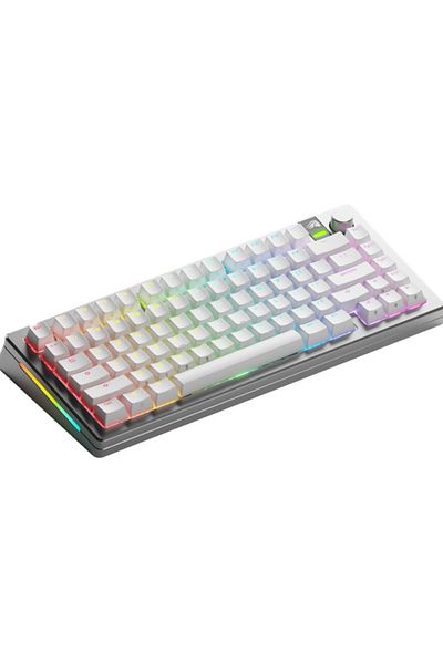 Glorious Tastatura mecanica GMMK 3 PRO, Fox Switches, Wireless, Wired, 81 taste (Gri)