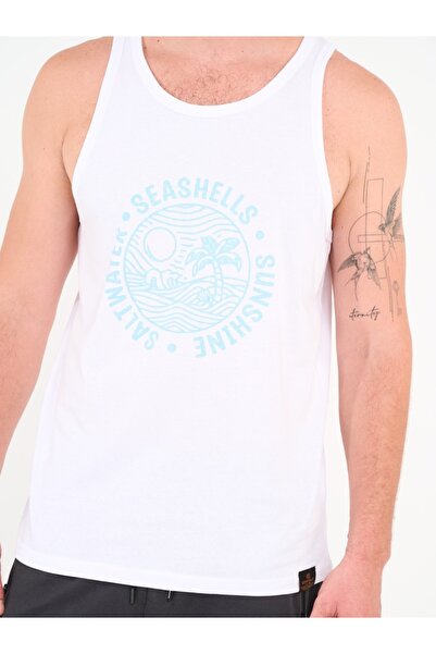 KVL by KENVELO Men's printed tank top