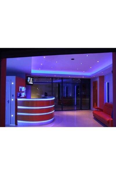 Palmonix Banda LED RGB Multicolora cu Telecomanda, 300 LED-uri, Lungime 5m, Interior Exterior, #