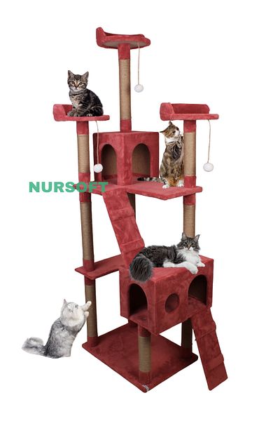 Nursoft Cat City New Residence Cat Playhouse and Scratching