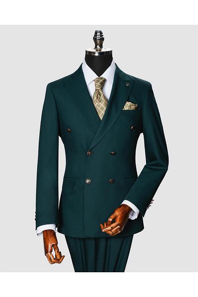 Suit Sartoria Ssa 2609 Straight Fabric Double Breasted Double Leg Suit