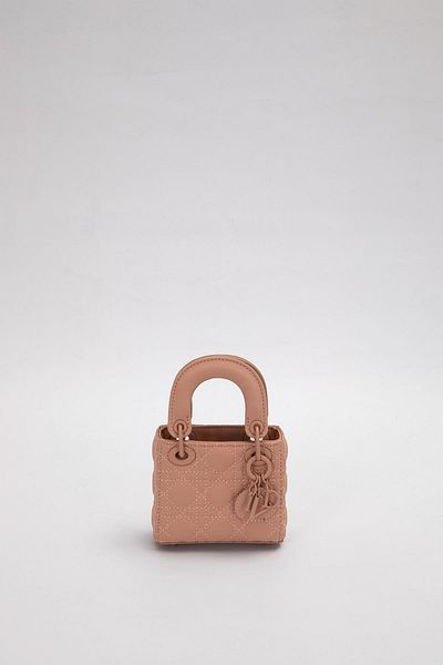 Levidor Pink Mini Size Handbag with Accessory Detail