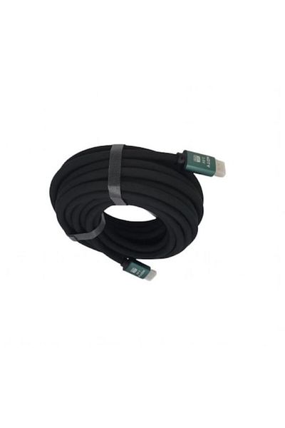 OEM HDMI Cable 4K 3D with Ethernet, 10 meters - UltraHD Viewing, Black-Green