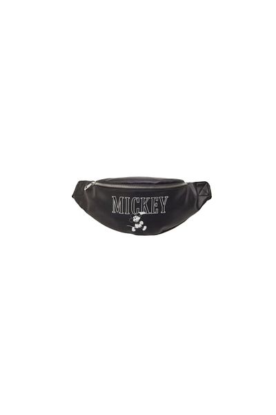 SOHO Borseta sport Mickey Mouse din piele ecologica, talie max 130 cm, Negru