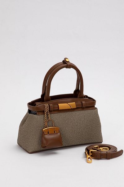 Levidor Green Mini Bag Handbag with Accessories