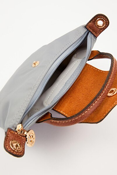 Levidor A.Mavi Deri Kapak Detaylı El Çantası