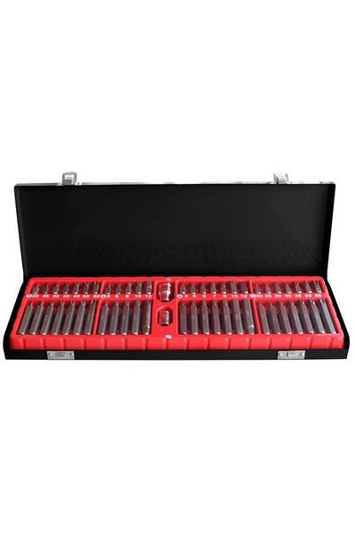 Heinner Set 54 bits CTSM030, 30/75 mm, Chrome-Vanadium material, Spline, Hex Bit, Bit Torx and Secur