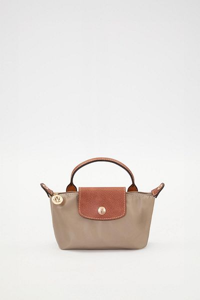 Levidor Gray Leather Cover Detailed Handbag