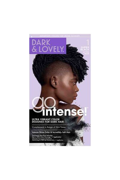 Dark & Lovely صبغة شعر جو إنتنس ألترا فايبرنت - 1 أسود فائق