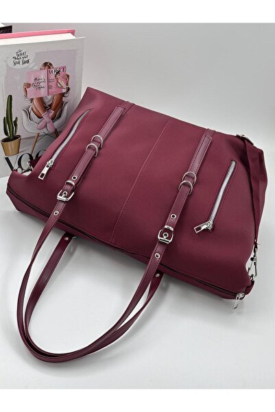 H&D COLLECTİON Stylishly Designed Large Volume Long Strap Women's Shoulder Bag