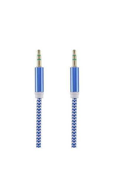 TELLUR Cablu audio Basic jack 3.5mm, 1m, Albastru