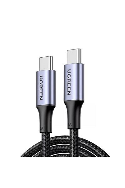 Ugreen Cablu USB-C la USB-C 100W, Super Fast Power Delivery, 2m, Negru