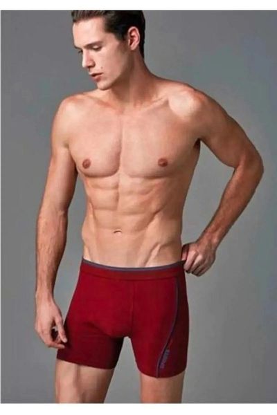 Eros 3 Pieces Cotton & Lycra, Compact, Men's Long Boxer 95% Cotton, 5% Lycra
