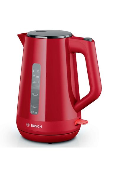 Bosch TWK1M124 Electric Kettle, 1.7L, Red