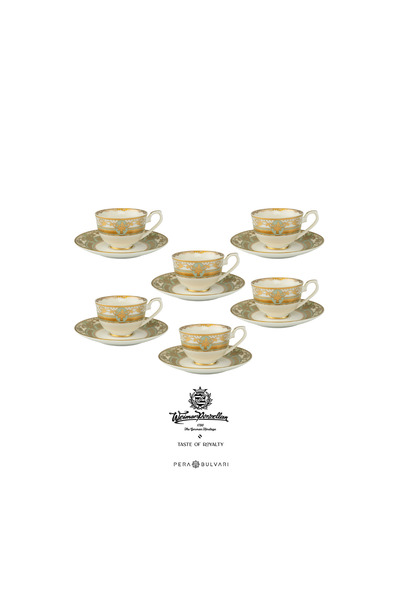 Weımar Andrea Of Spoleto 12 Parça 6 Kişilik Kahve Takımı Yeşil