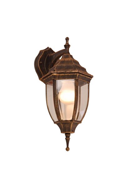 Globo Lighting Nyx 31711 outdoor wall light, 1 bulb, E27 bulb, bronze, metal, Globo Lighting