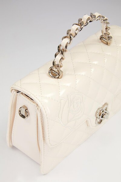 Levidor Levi̇dor Rose Printed Detail Premium Hand Bag