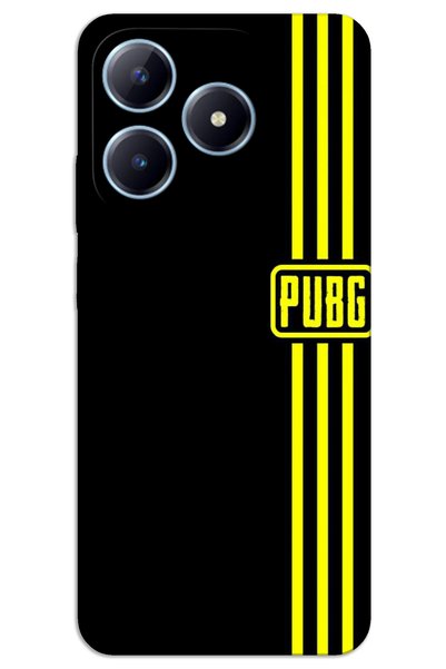 MRCİLETİSİM Realme Note 50 Case Hd Pattern Printed Back Cover - Pubg