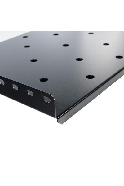 Spacer Raft fix 1U pentru rack 19″, adancime 260mm, sarcina maxima 25Kg, vopsea antistatic, otel 0