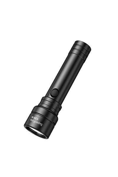 SUPERFIRE Tactical LED Flashlight C20, 500 lm, Black