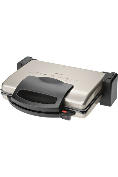Bosch Electric Grill TFB3302V, 1800 W, Adjustable Thermostat, Non-Stick Removable Plates, Aluminum/A