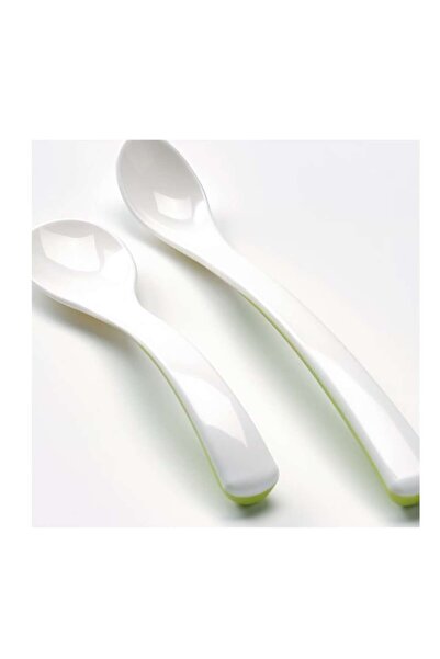 SOHO Set of 2 BPA-free plastic spoons with different sizes, Multicolor