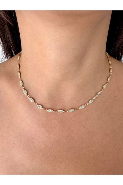 NiAccessory Elegant Eye Necklace