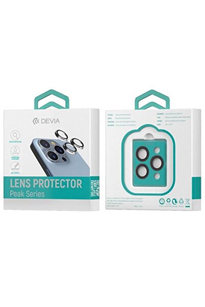 Devia Folie Sticla Camera Peak Series Diamond iPhone 15 Pro / 15 Pro Max, 3 b...