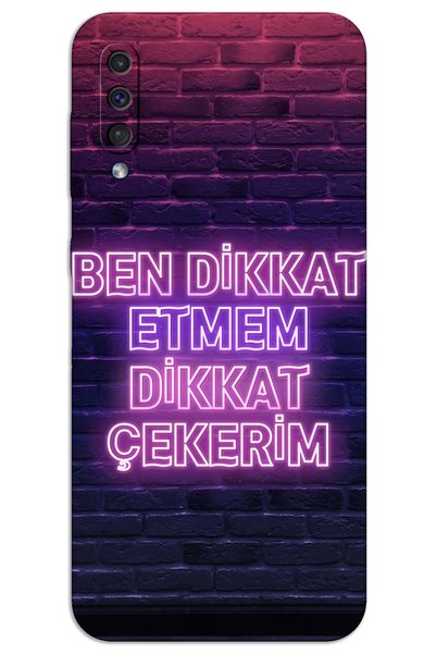 MRCİLETİSİM غطاء خلفي مطبوع بنمط HD لهاتف Samsung Galaxy A50 - أتذكّر