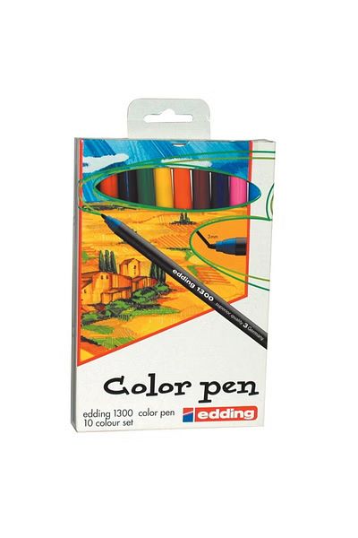 Edding 1300 Color Permanent Marker – Bold, Long-Lasting Ink for All Surfaces