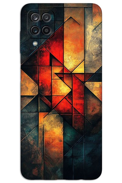 MRCİLETİSİM Samsung Galaxy A22 / M22 / M32 Case Hd Pattern Printed Back Cover...