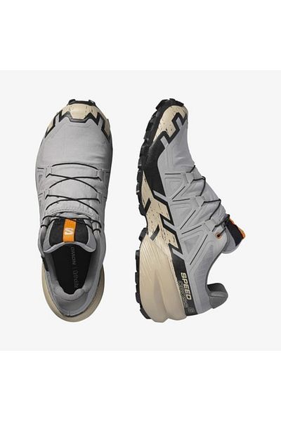 Salomon Speedcross 6 Gore-Tex Gull/White Pepper/Black Erk Patika Running Shoes L47853400
