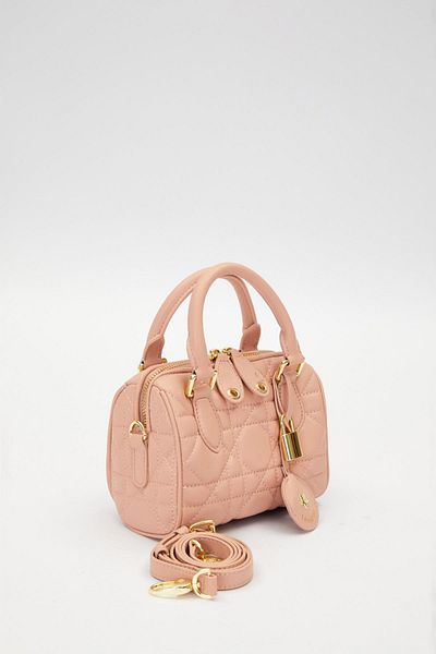 Levidor K.Pink Lock Accessory Detailed Handbag