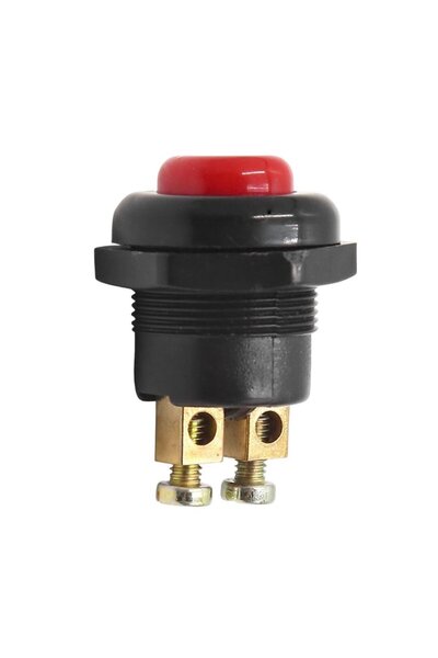 Powermaster IC-180A-1 22Mm Plastik 2P Marş Korna Butonu Kırmızı