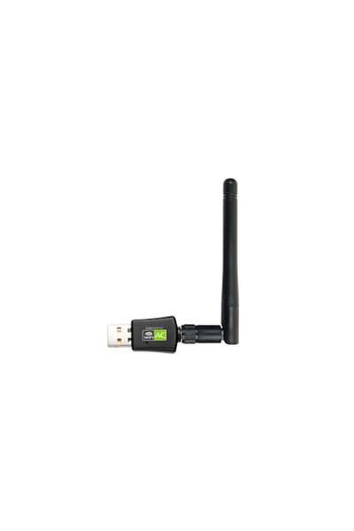 SOHO Adaptor USB Wifi cu antenă dublă 2.4G și 5G, Negru