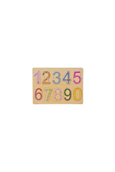 SOHO Wooden Puzzle, Colored Numbers and Names in English