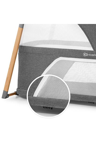 Kinderkraft Patut 4 in 1 Sofi, pliabil, functie de tarc, Gri