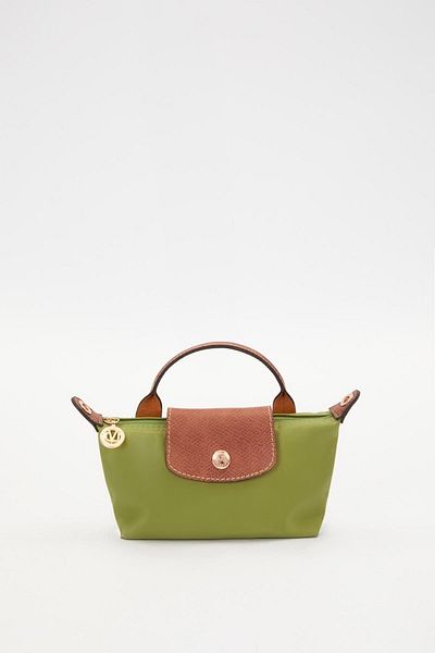 Levidor Green Leather Cover Detailed Handbag