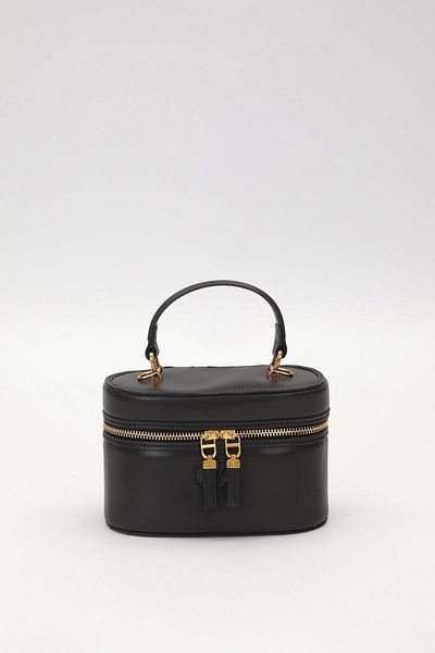 Levidor Black Cylinder Model Handbag