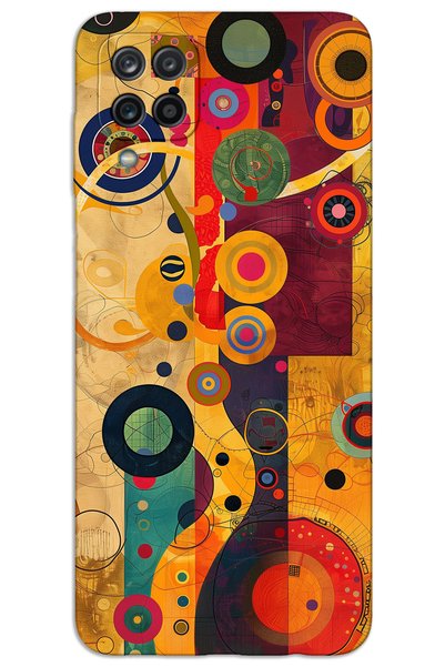 MRCİLETİSİM Samsung Galaxy A22 / M22 / M32 Case Hd Pattern Printed Back Cover...