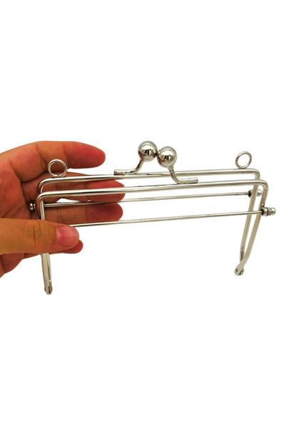 angel çanta aksesuar Angel Bag Accessory 15 cm Silver Color Rectangular Model Bag Clip, Bag Scholarship