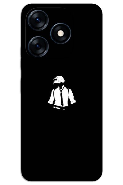 MRCİLETİSİM Tecno Spark 10 Pro Case Hd Pattern Printed Back Cover - Pubg Man