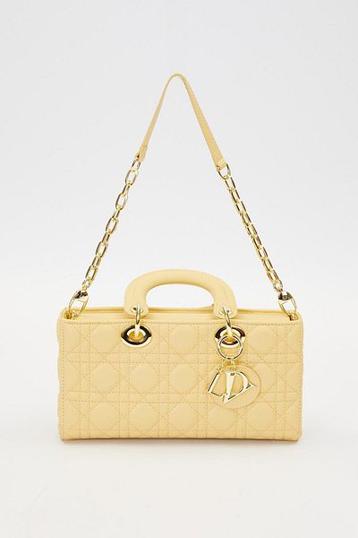 Levidor Yellow Rectangular Model Accessory Handbag