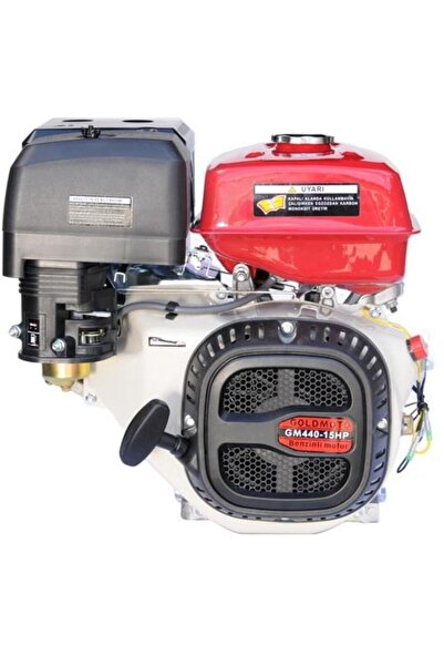 Genel Markalar GoldMoto GM440 Benzinli Motor 15 Hp İpli Krank Mili Kamalı