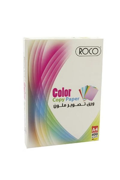 Roco Beige A4 Color Copy Paper 80gsm – 400 Sheets